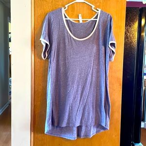 Lularoe purple short sleeved ringer t-shirt XL